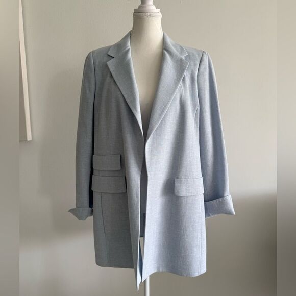 AKRIS Light Blue Blazer Jacket - Picture 1 of 4